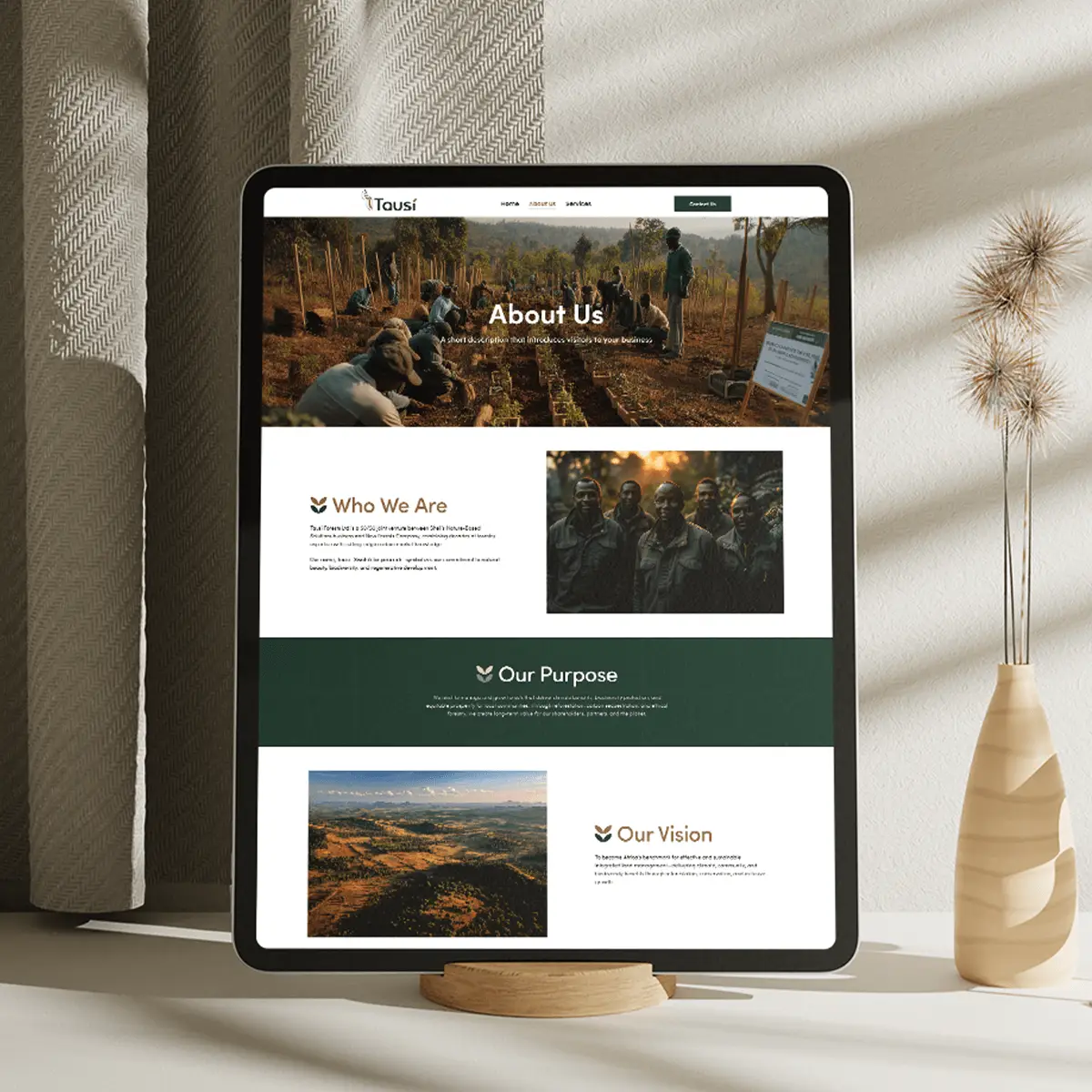 Tausi-Website